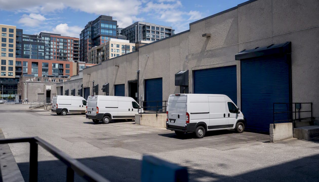 Urban infill last mile industrial buildings cluster